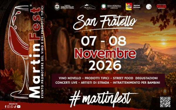 Locandina ufficiale Martin Fest a San Fratello, 7 e 8 novembre 2026